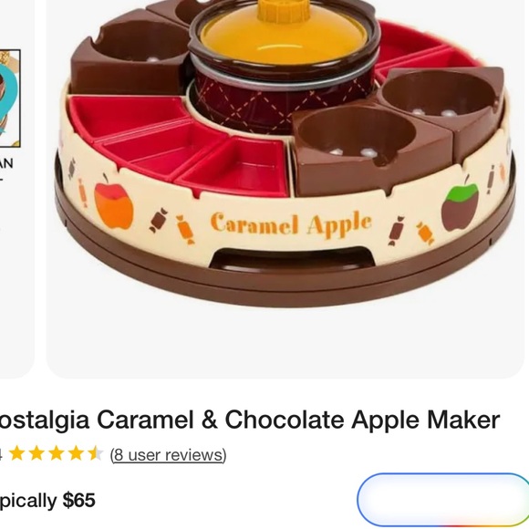 Nostalgia Brown Caramel & Chocolate Apple Maker - Picture 15 of 16